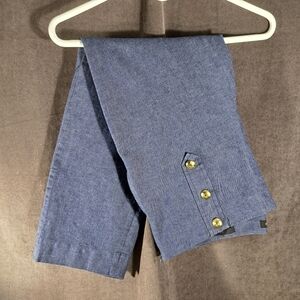 Banana Republic Sloan Mariner Sailor Style Lightweight Blue Denim Pants VG 14